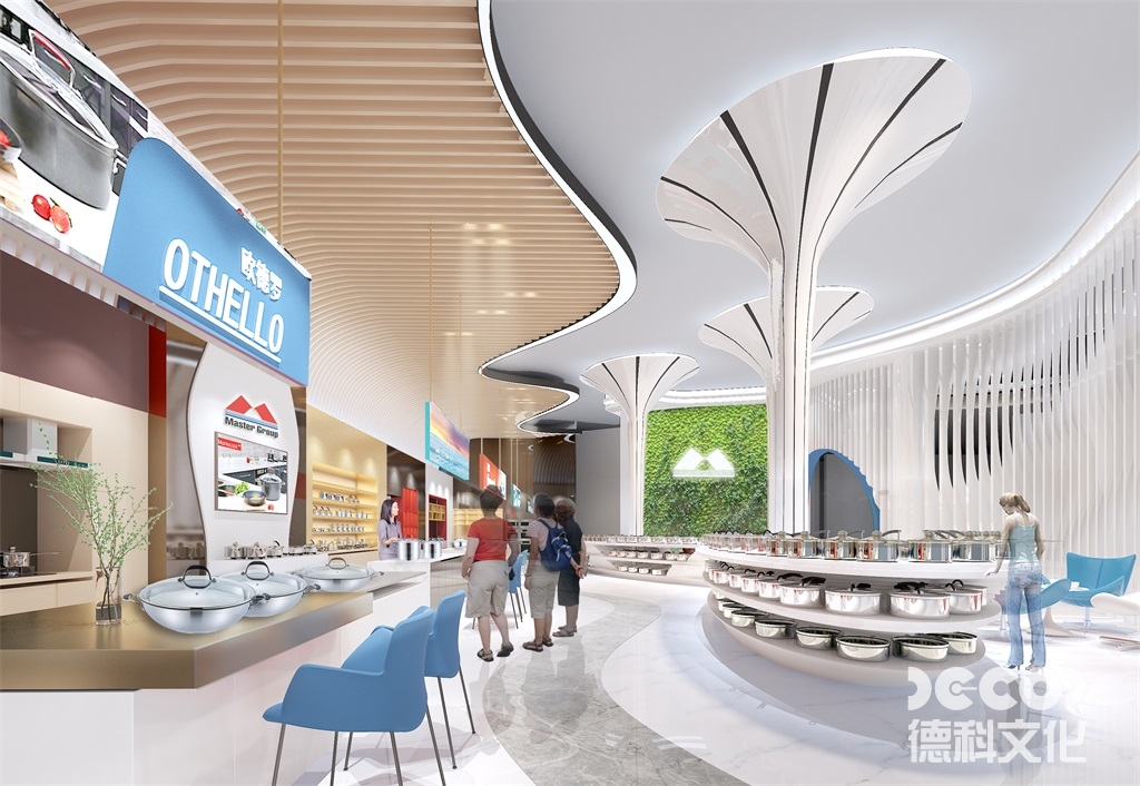 如何在展館設計中實現可視化信息展示？