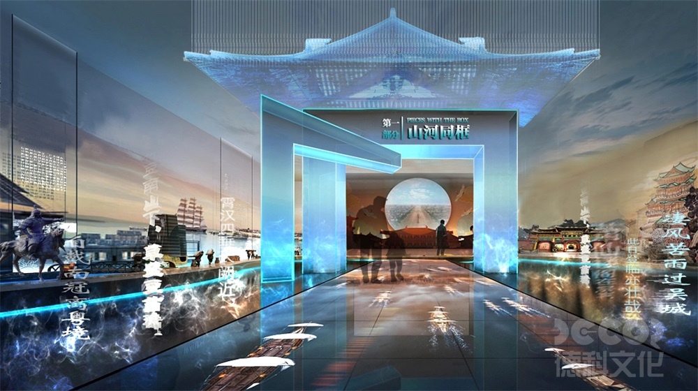展覽廳設計如何劃分不同藝術流派或時期的展區？